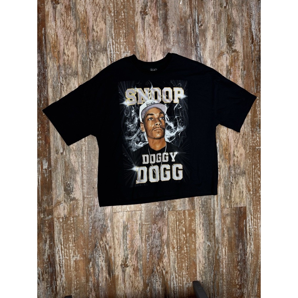 Mens Snoop Dogg Supply Graphics Rap T-Shirt Size 3XL Vintage Y2K Hip-Hop Music